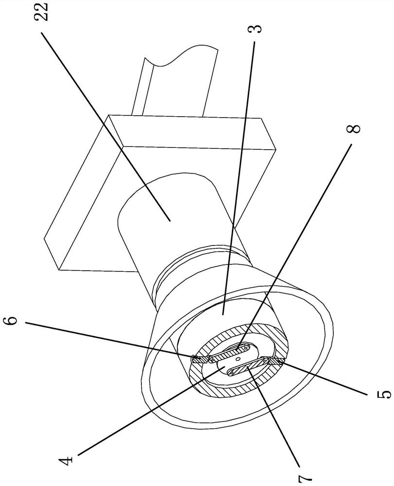 A connection device between a charging gun and a charging interface