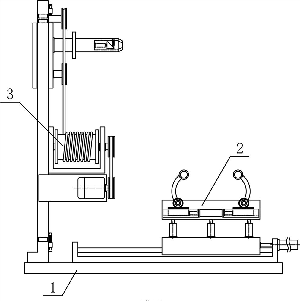 A feeding device for chemical fiber texturing system