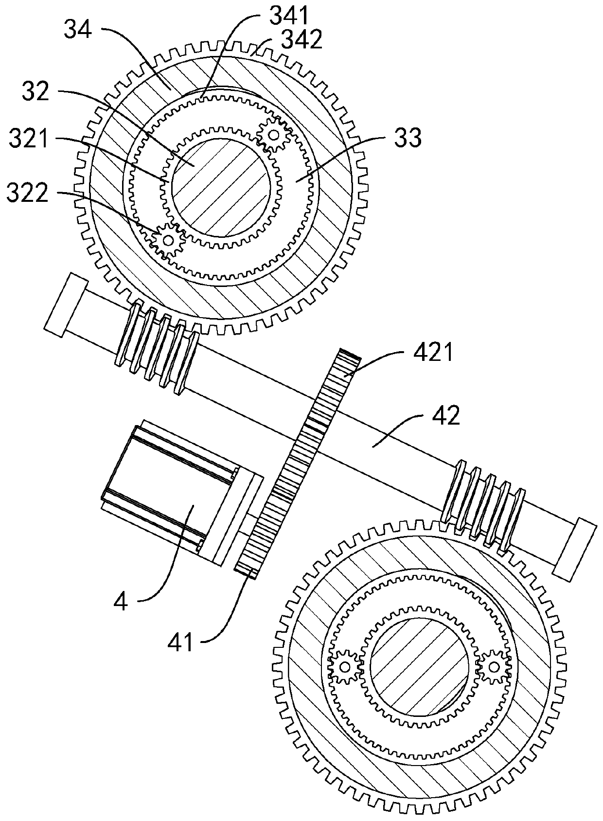 A lifting foundation structure