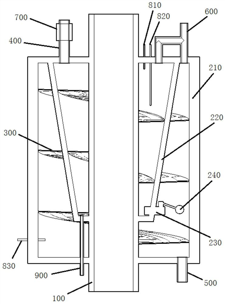 A stove flue gas waste heat recovery device