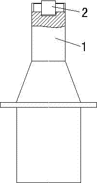 Efficient ultrasonic metal surface machining tool