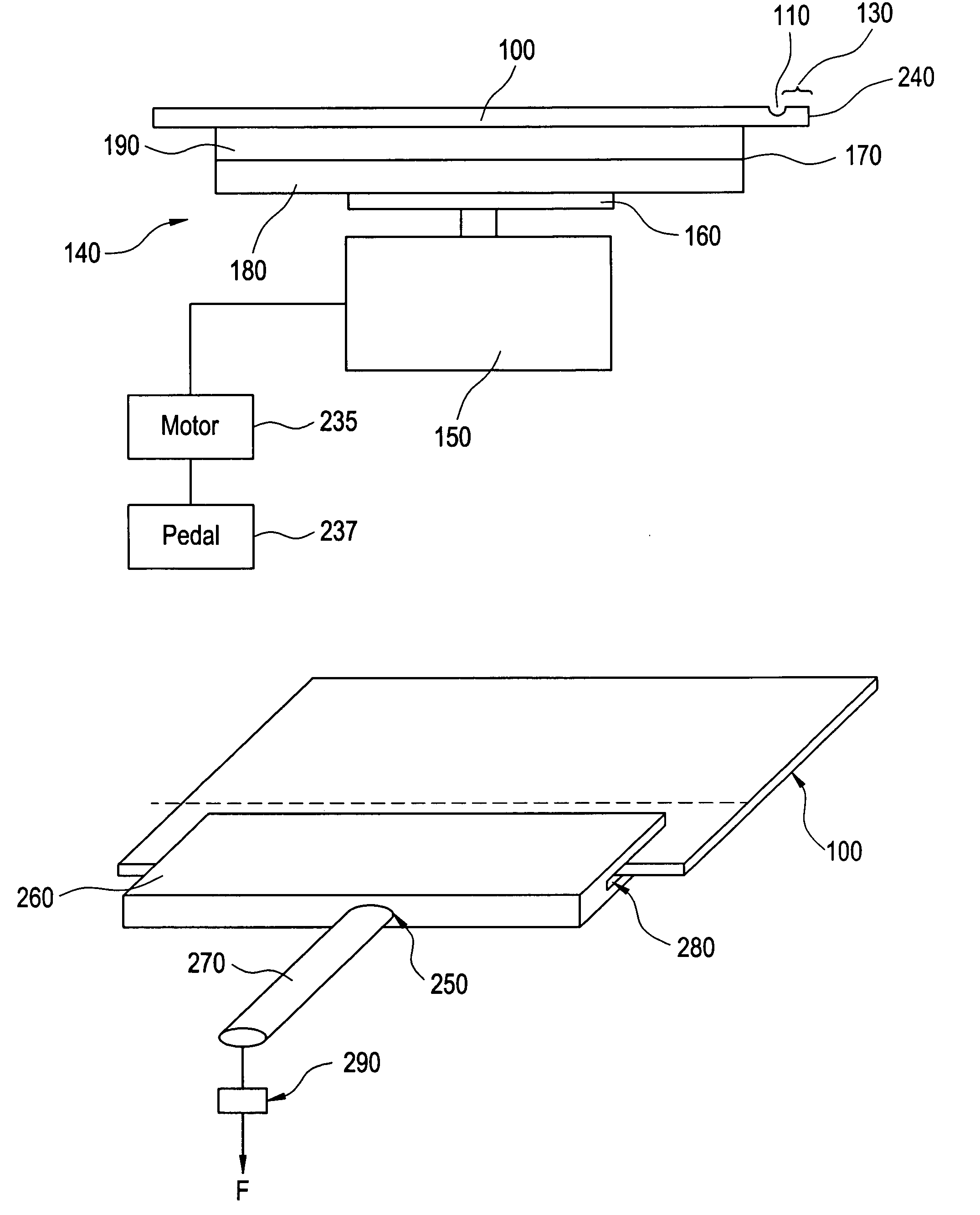 Apparatus and method for glass separation for flat panel displays