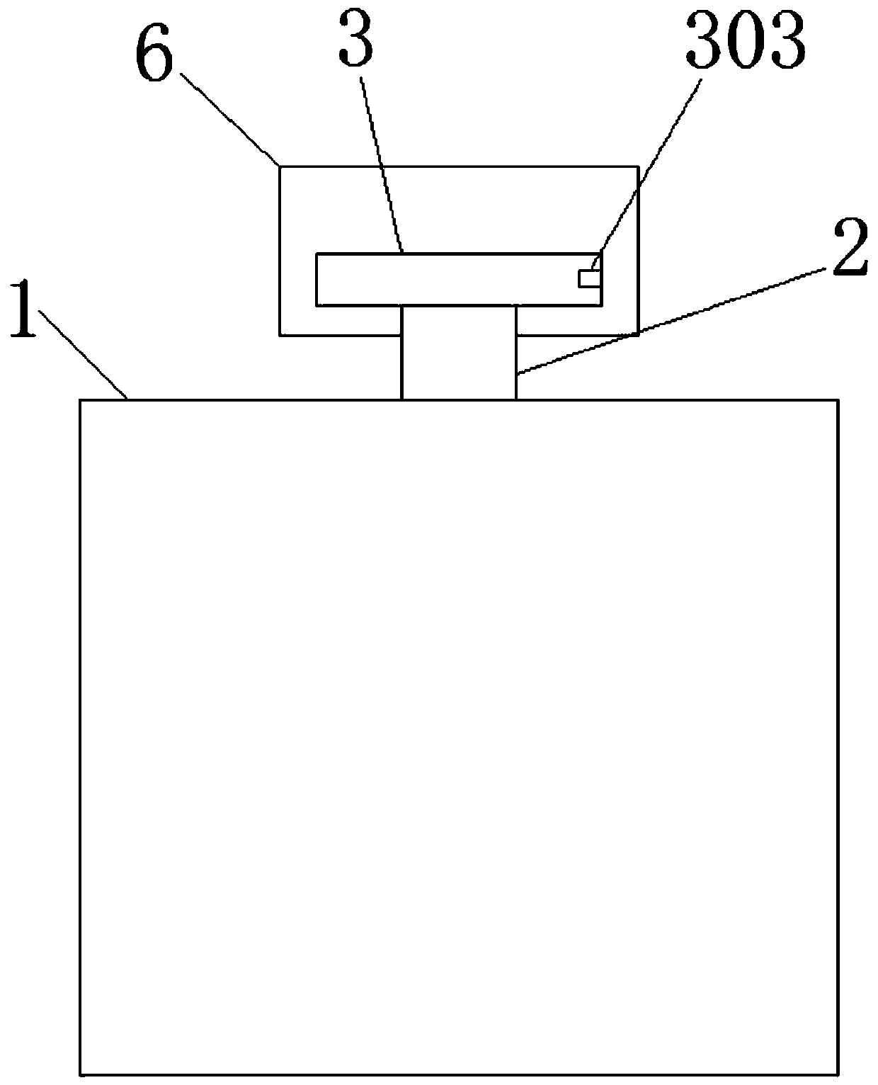 Adjustable auxiliary device for uniformly dyeing textile fabric