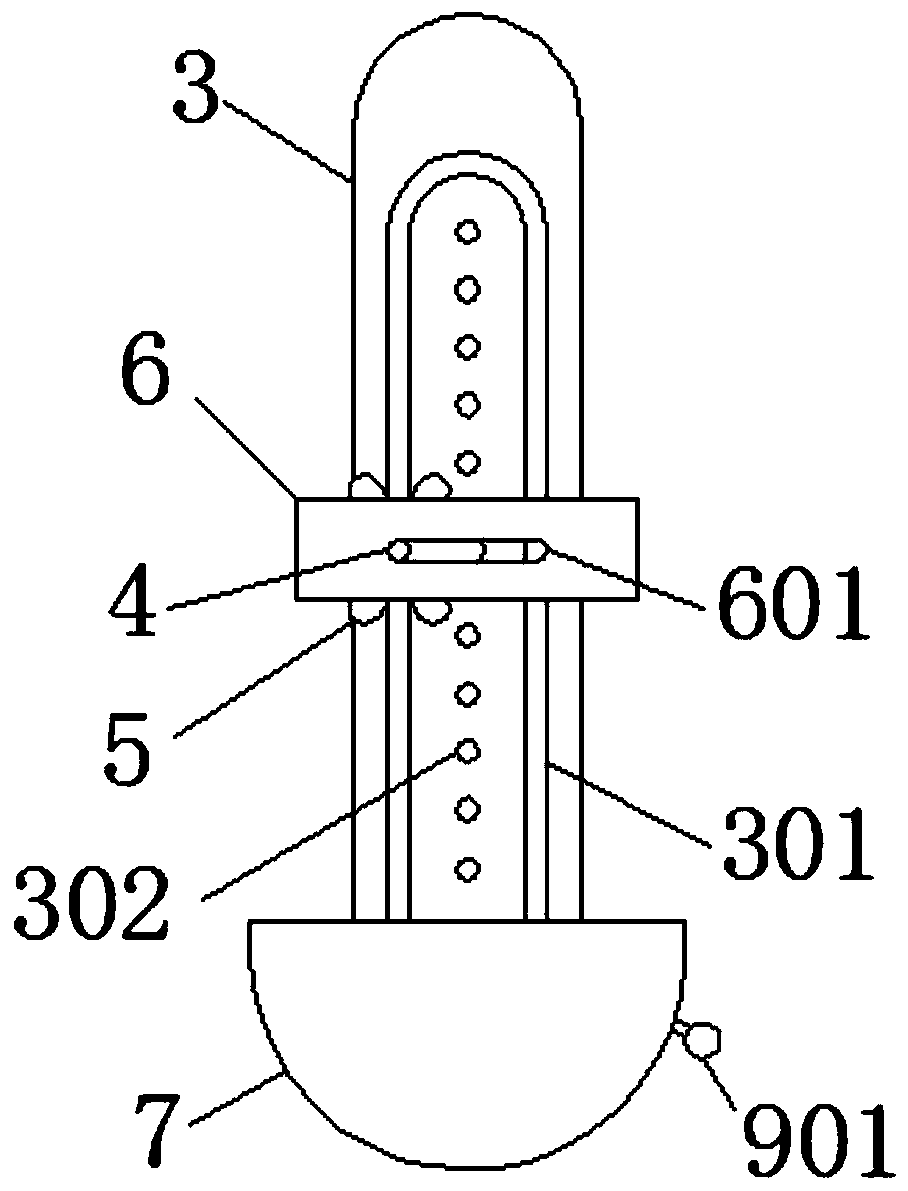 Adjustable auxiliary device for uniformly dyeing textile fabric