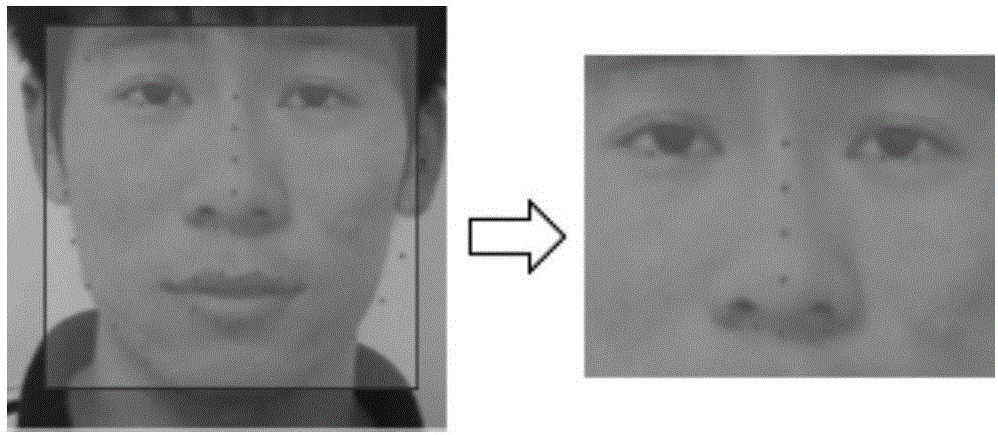 Method for carrying out in-vivo detection based on human face recognition