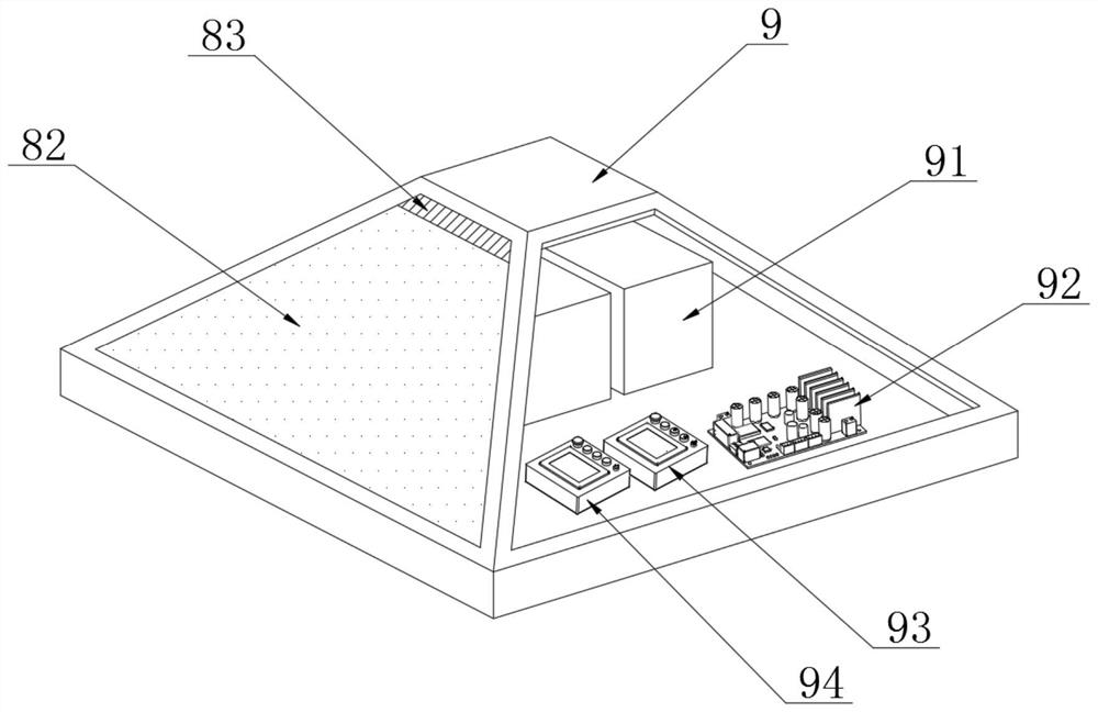 Luring and insect-catching device for gardens