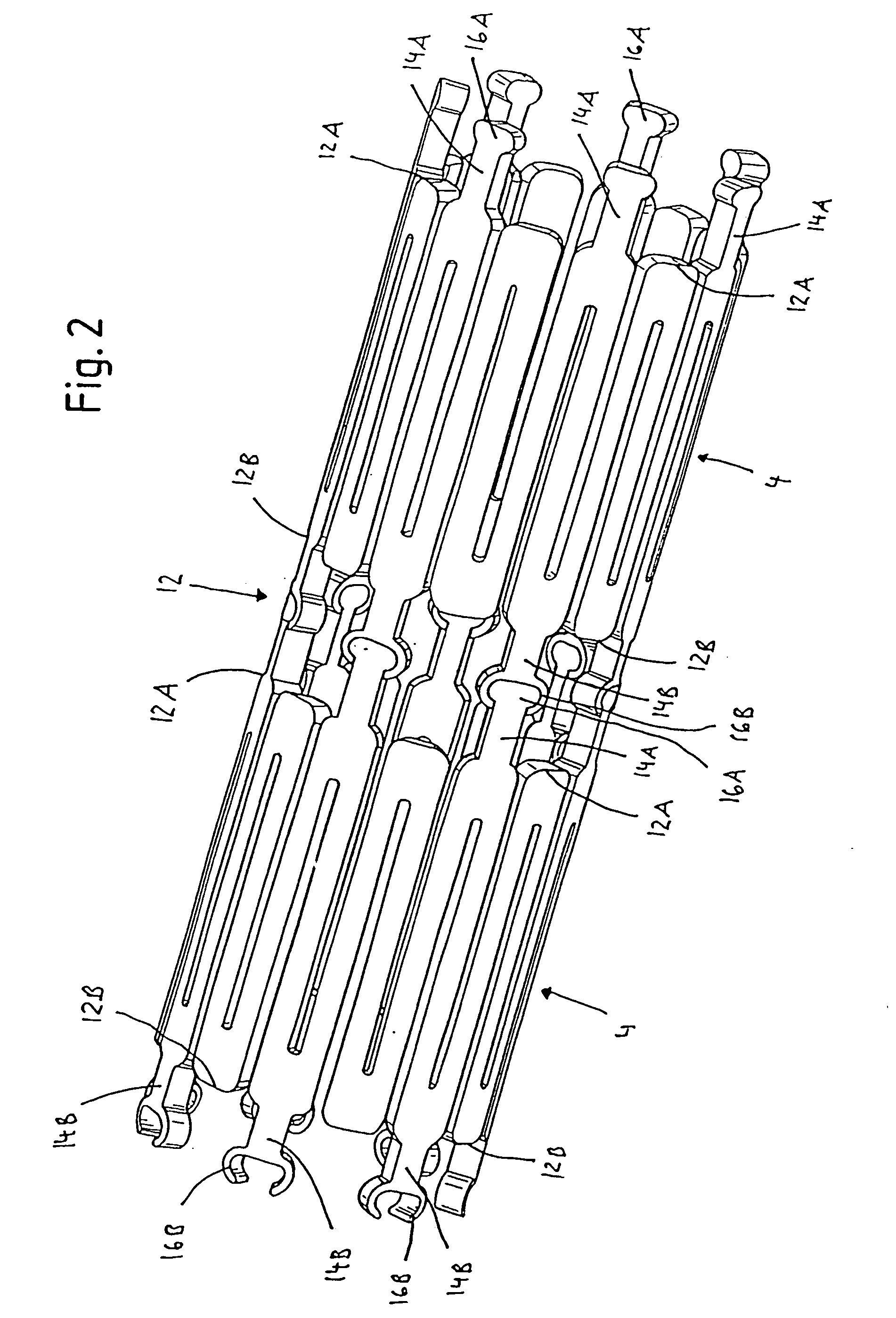 Metal structure compatible with mri imaging, and method of manufacturing such a structure