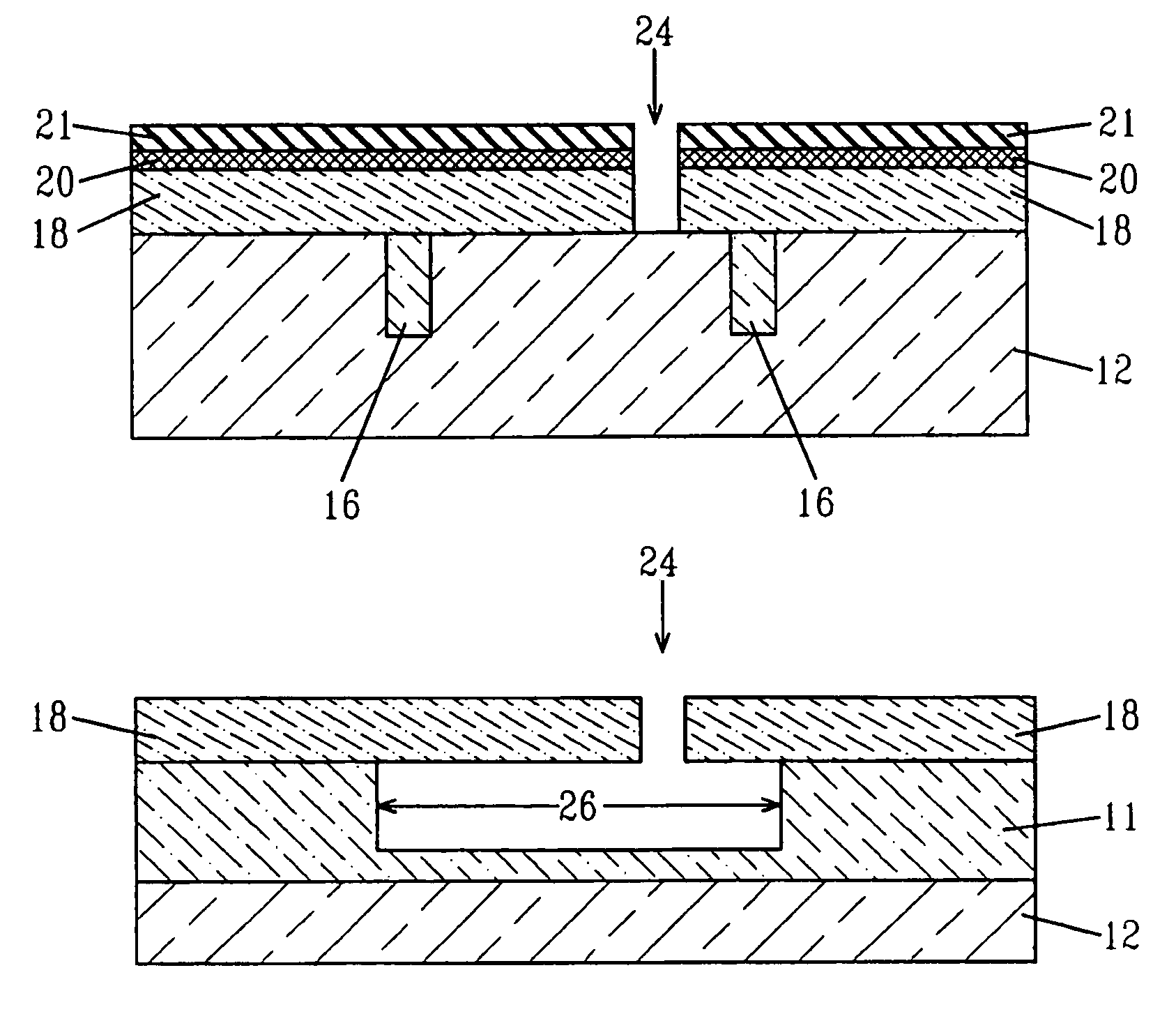 Method of obtaining release-standing micro structures and devices by selective etch removal of protective and sacrificial layer using the same