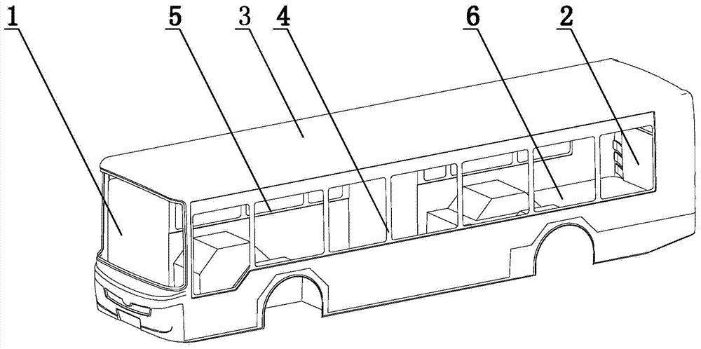 A modular bus body