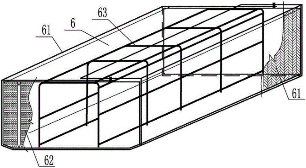 Manufacturing method for wallboard of steel-concrete combination structure