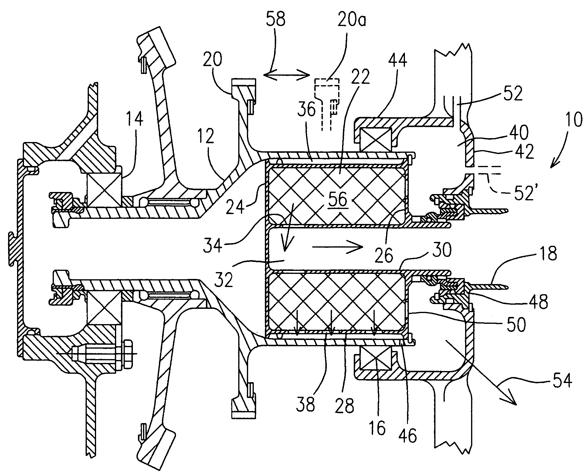 Air/oil separation system and method