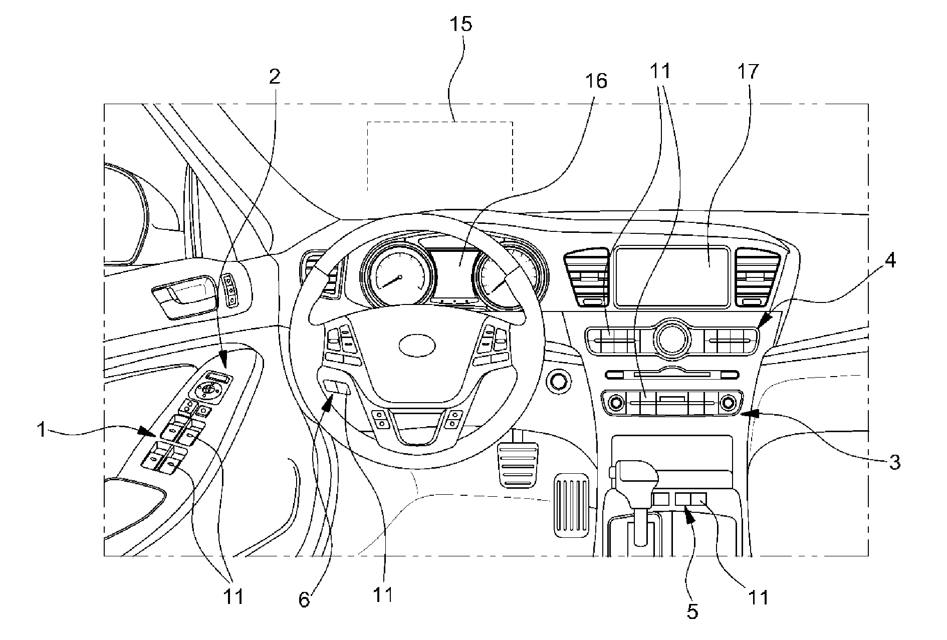 System for providing vehicle manipulation device information