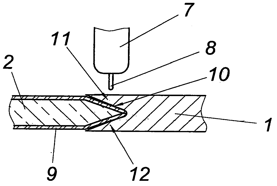 Apparatus and process for cohesive joining