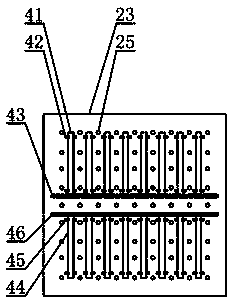 Horizontal mobile paper feeding device for paper feeding machine