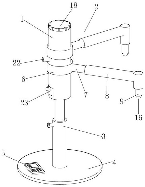 A medical temperature-regulating medicinal moxibustion device