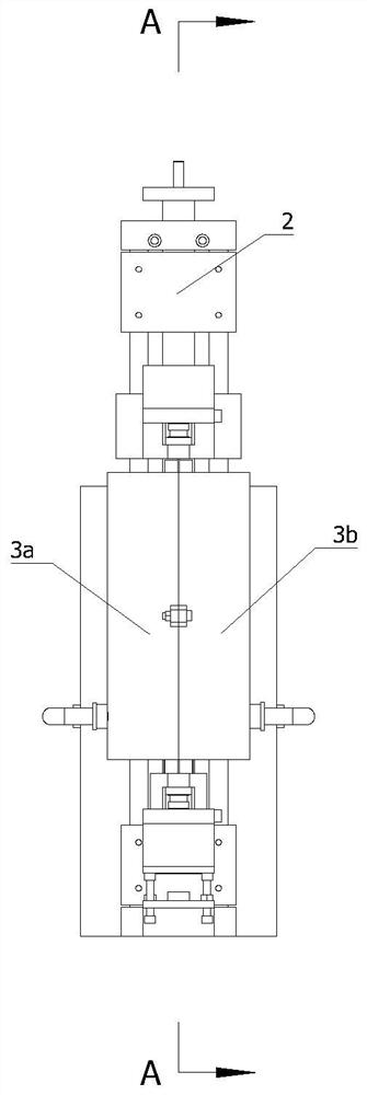 A vertical glue filling machine for micro flat wire metallographic observation