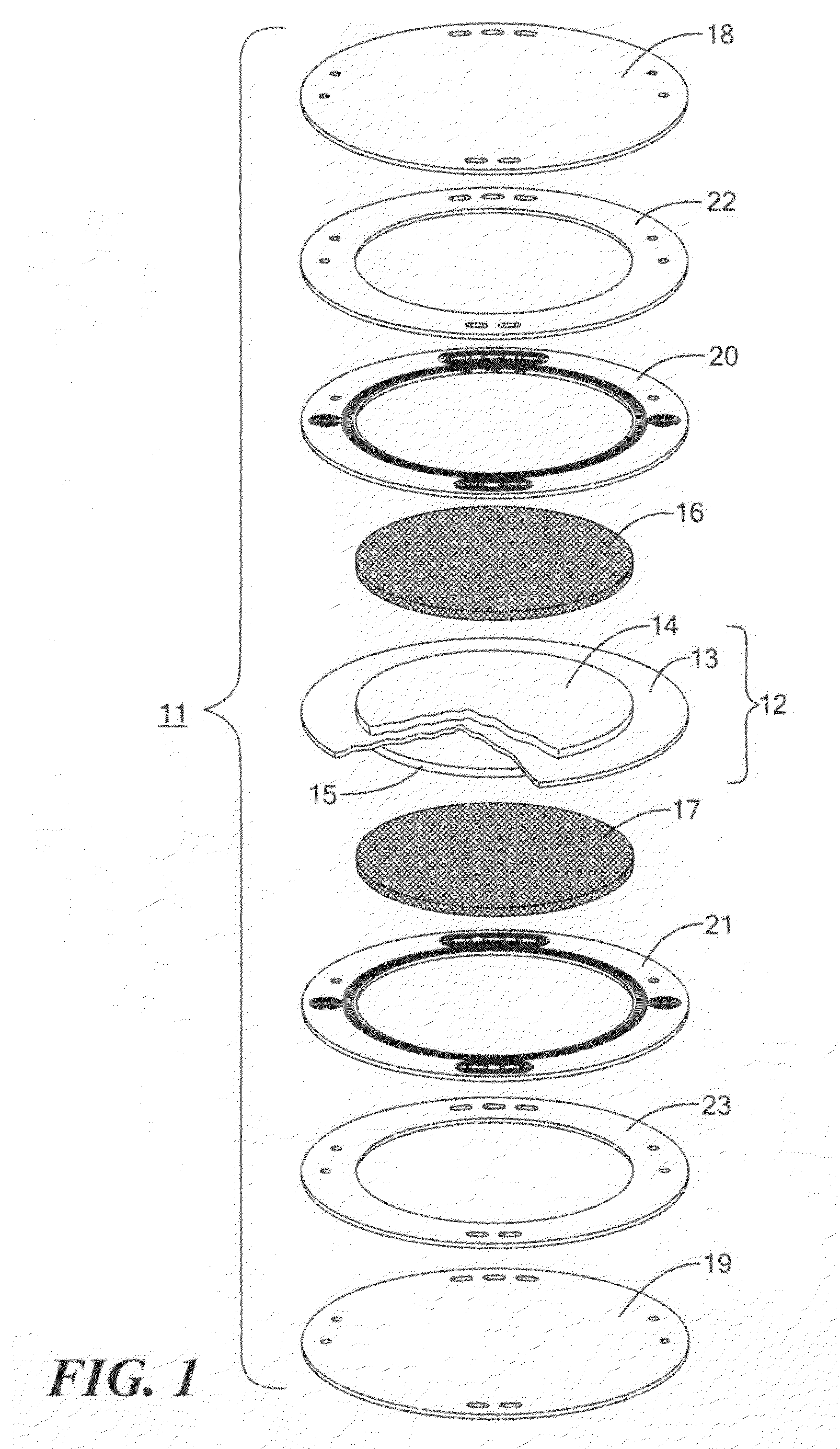 Universal cell frame for high-pressure water electrolyzer and electrolyzer including the same
