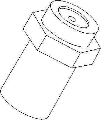 A steam atomizing nozzle