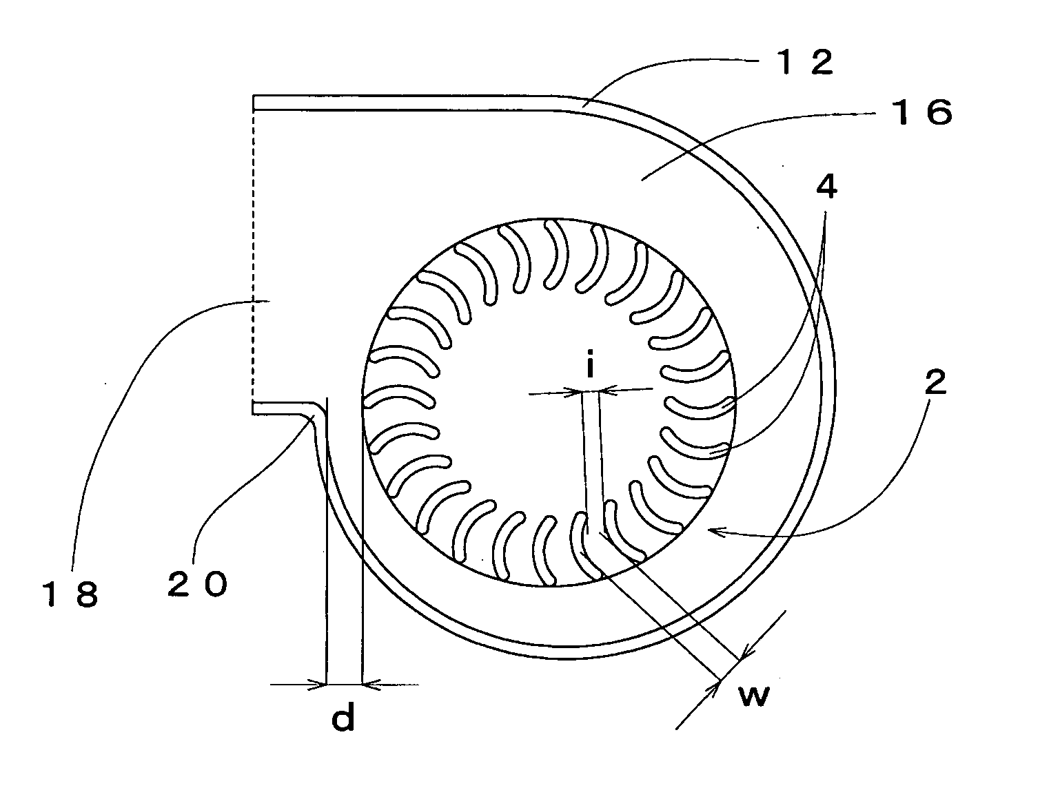 Centrifugal Fan, Cooling Mechanism, and Apparatus Furnished with the Cooling Mechanism