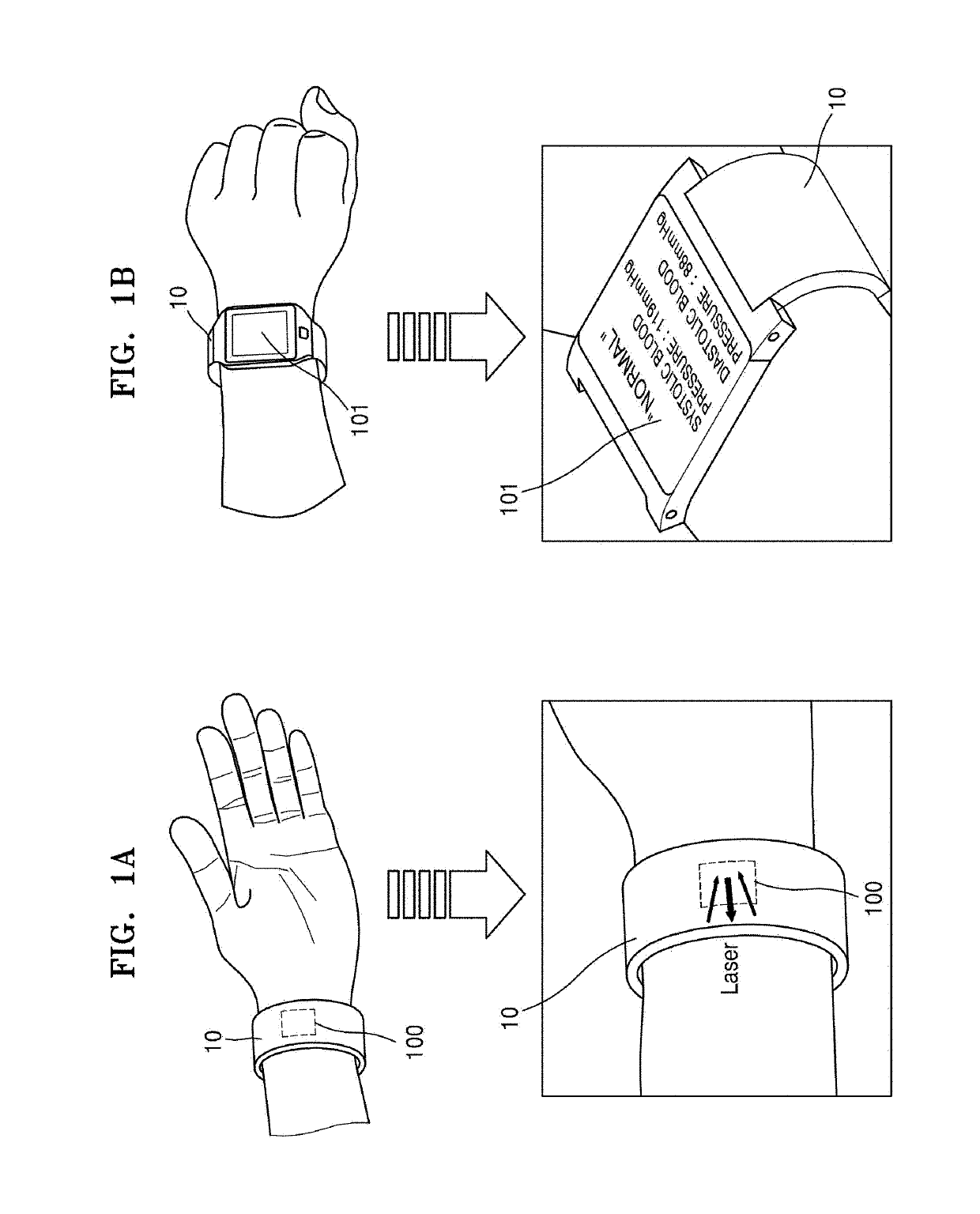 Apparatus for and method of monitoring blood pressure and wearable device having function of monitoring blood pressure