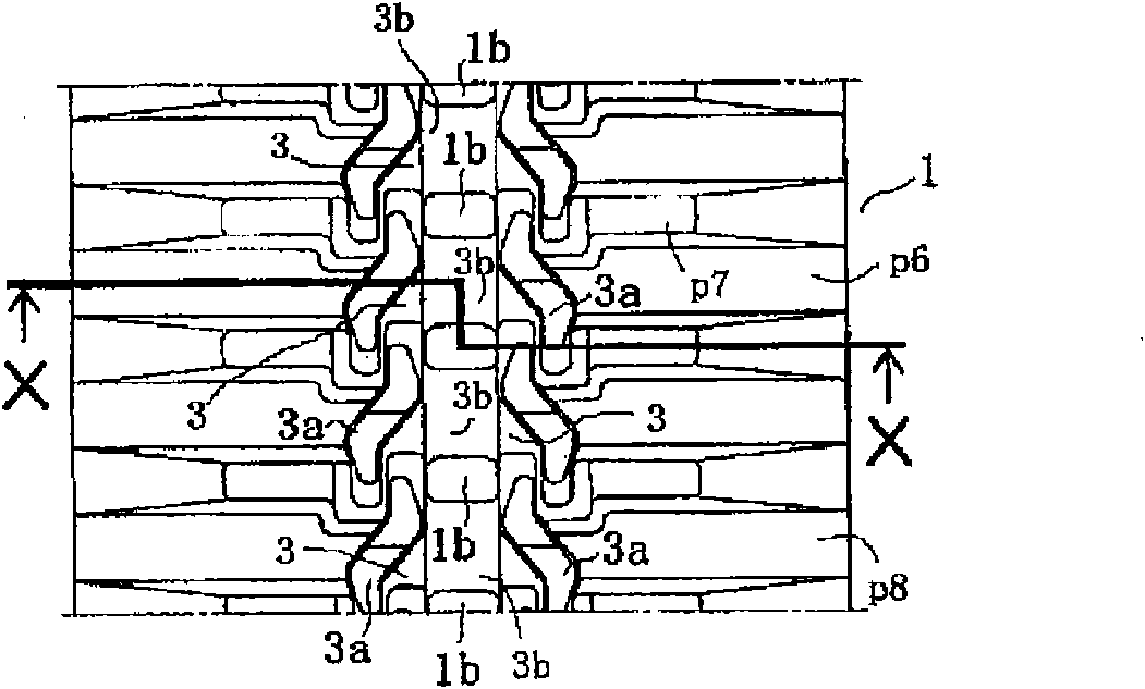 Core for rubber track and rubber track