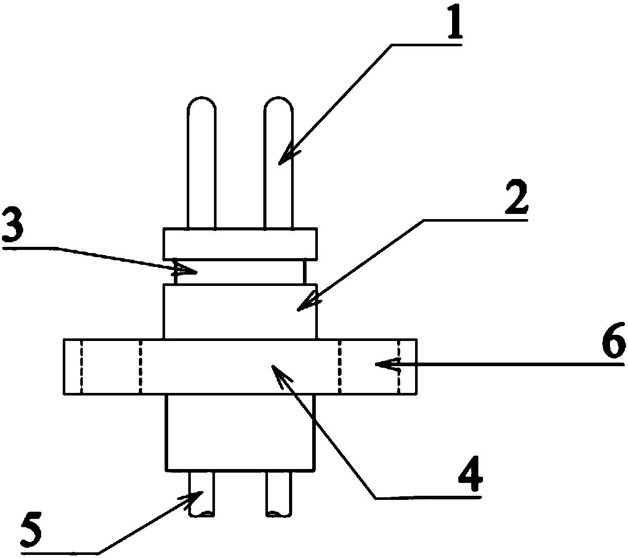 Heterogeneous wire plug