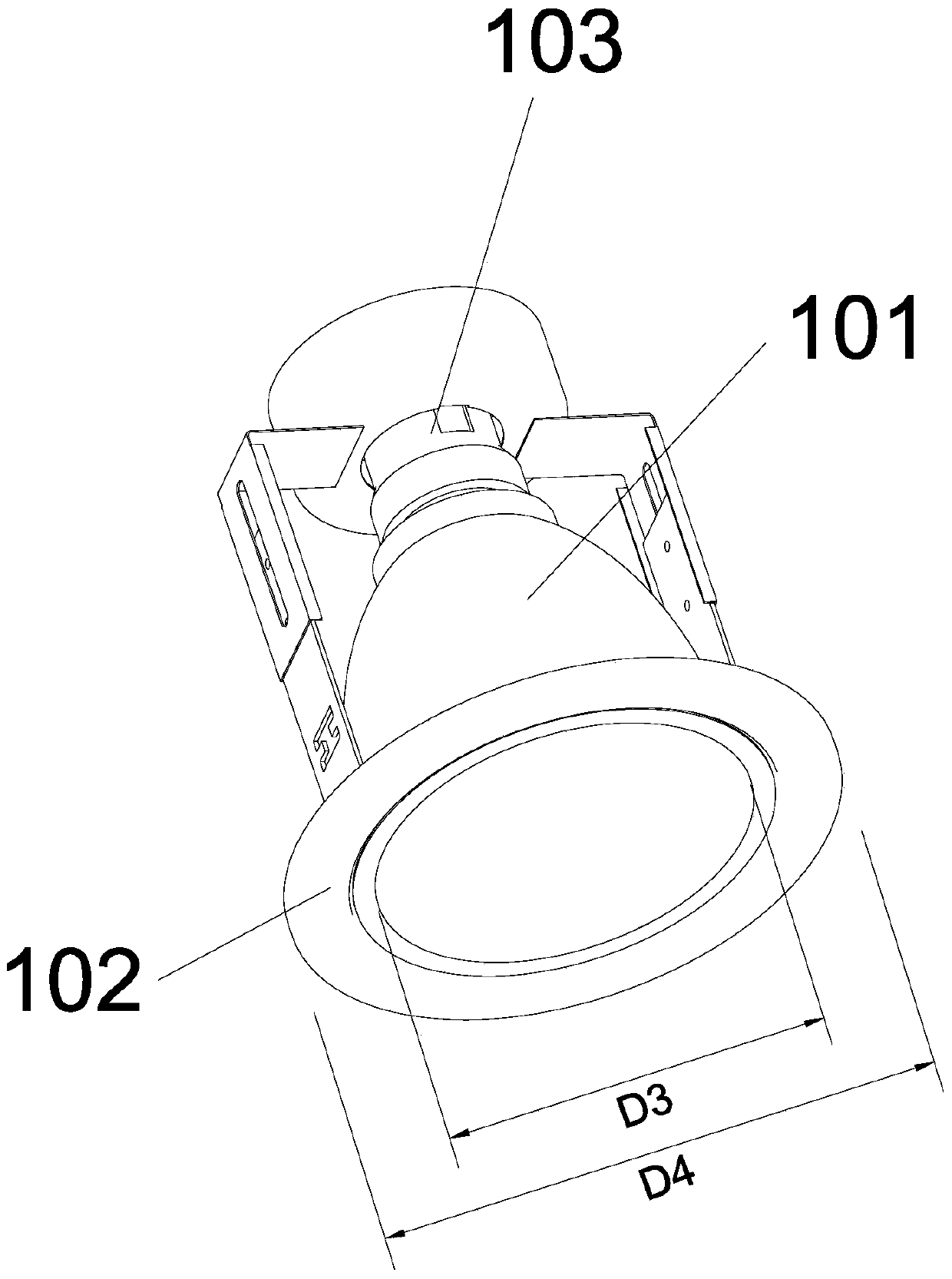 LED replacement light sources and LED ceiling lights compatible with traditional downlights