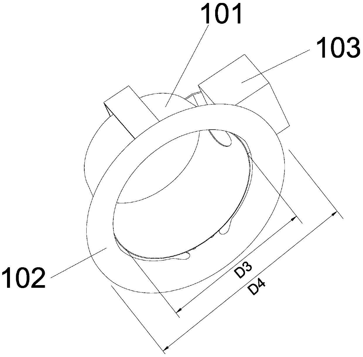 LED replacement light sources and LED ceiling lights compatible with traditional downlights