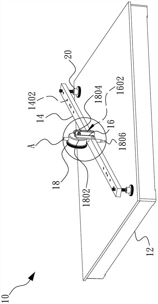 Floor flatness measuring instrument and measuring method thereof