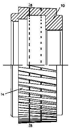 Electrolytic processing cathode with replaceable working teeth for large-diameter complex spiral wire