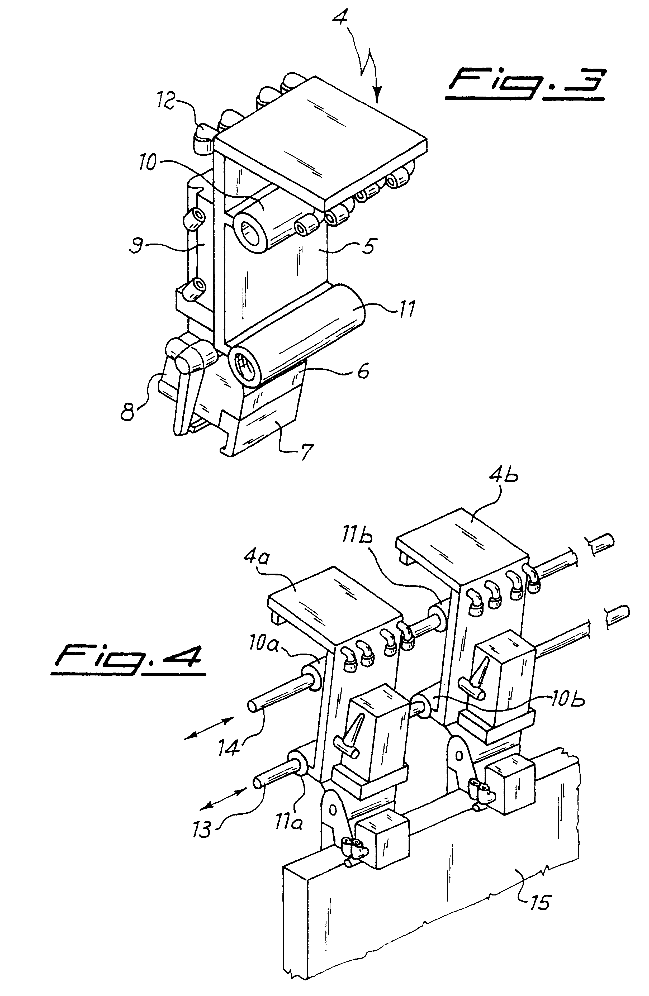 Printing bridge for silk-screen printing machines