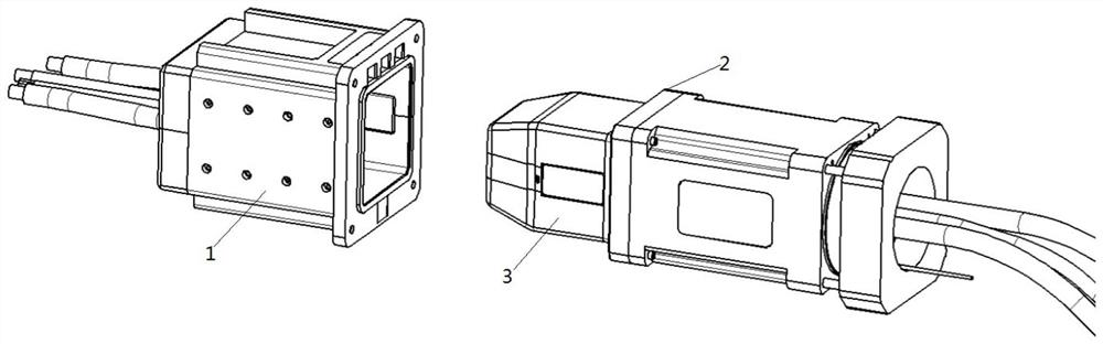 Direct current charging connection device and method applied to automatic charging