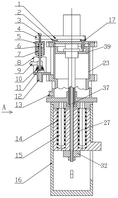 Water pressure energy storage mechanism with pressure reducing device and toilet