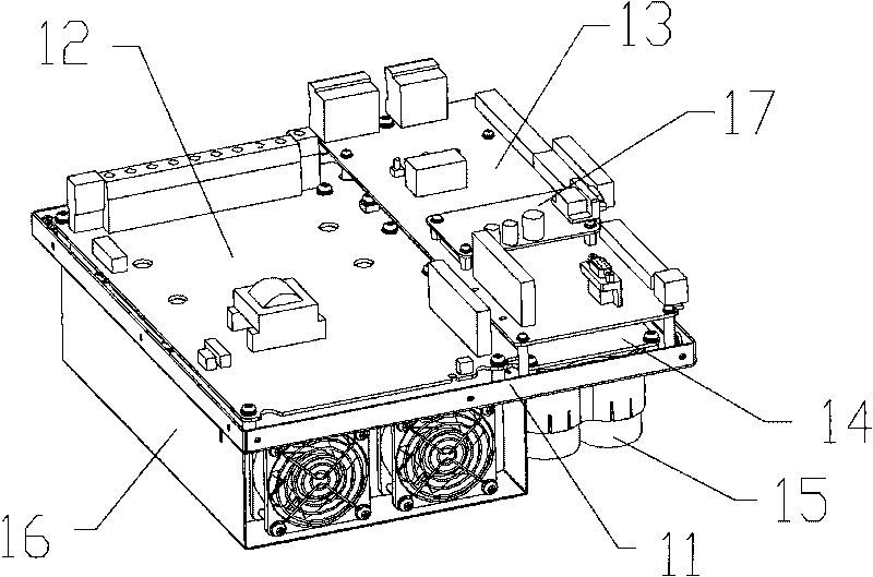 Motor drive device and main frame