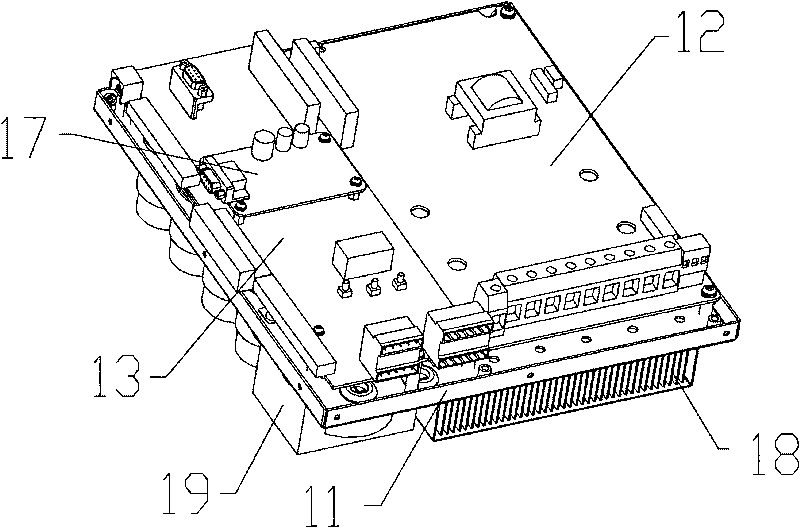 Motor drive device and main frame