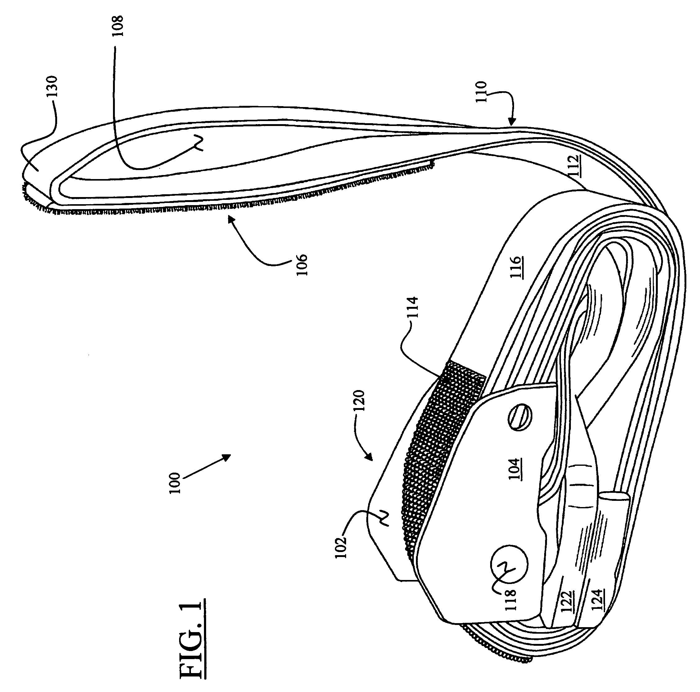 Fastener with self-organizing device for storage