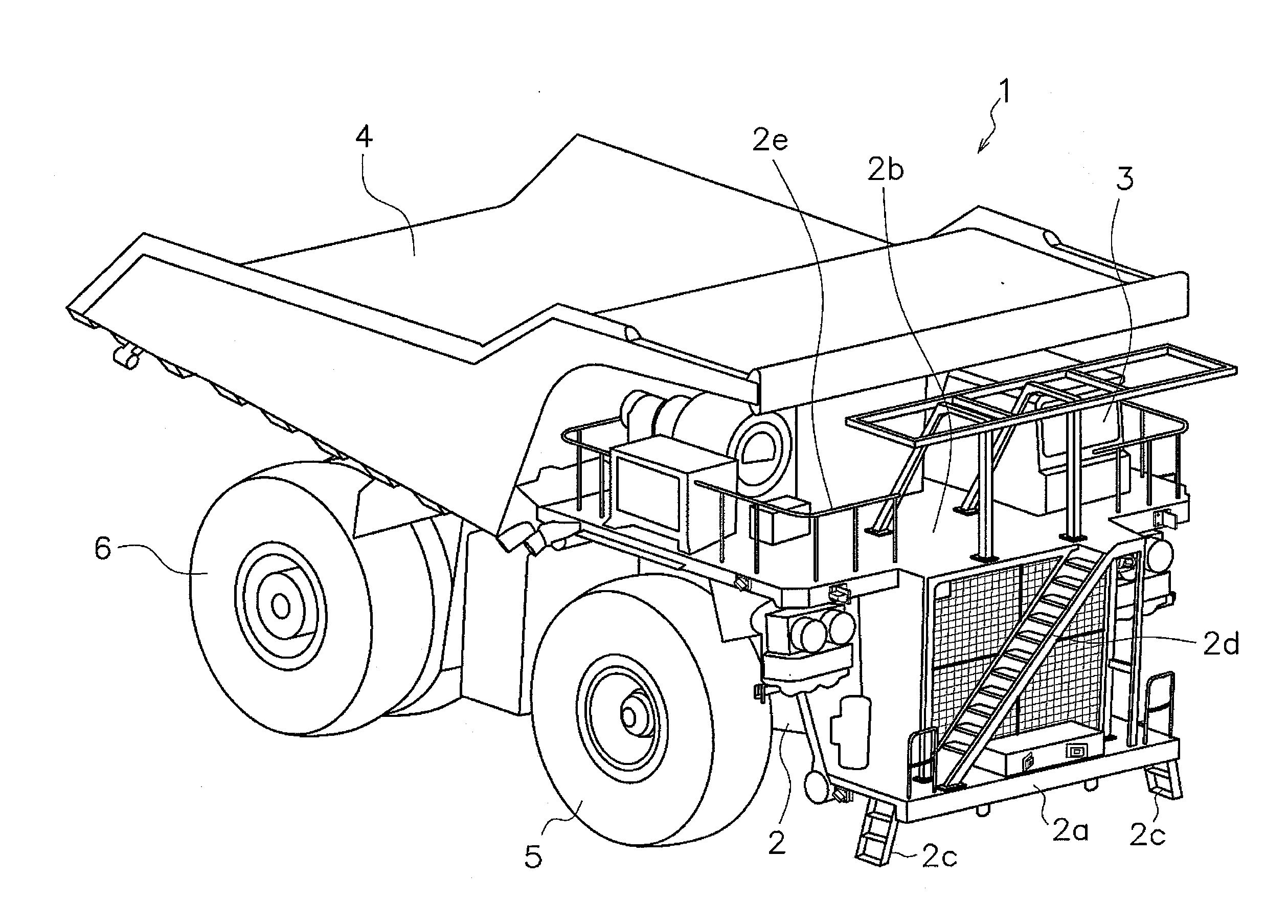 SURROUNDING AREA MONITORING DEVICE FOR WORK VEHICLE (as amended)