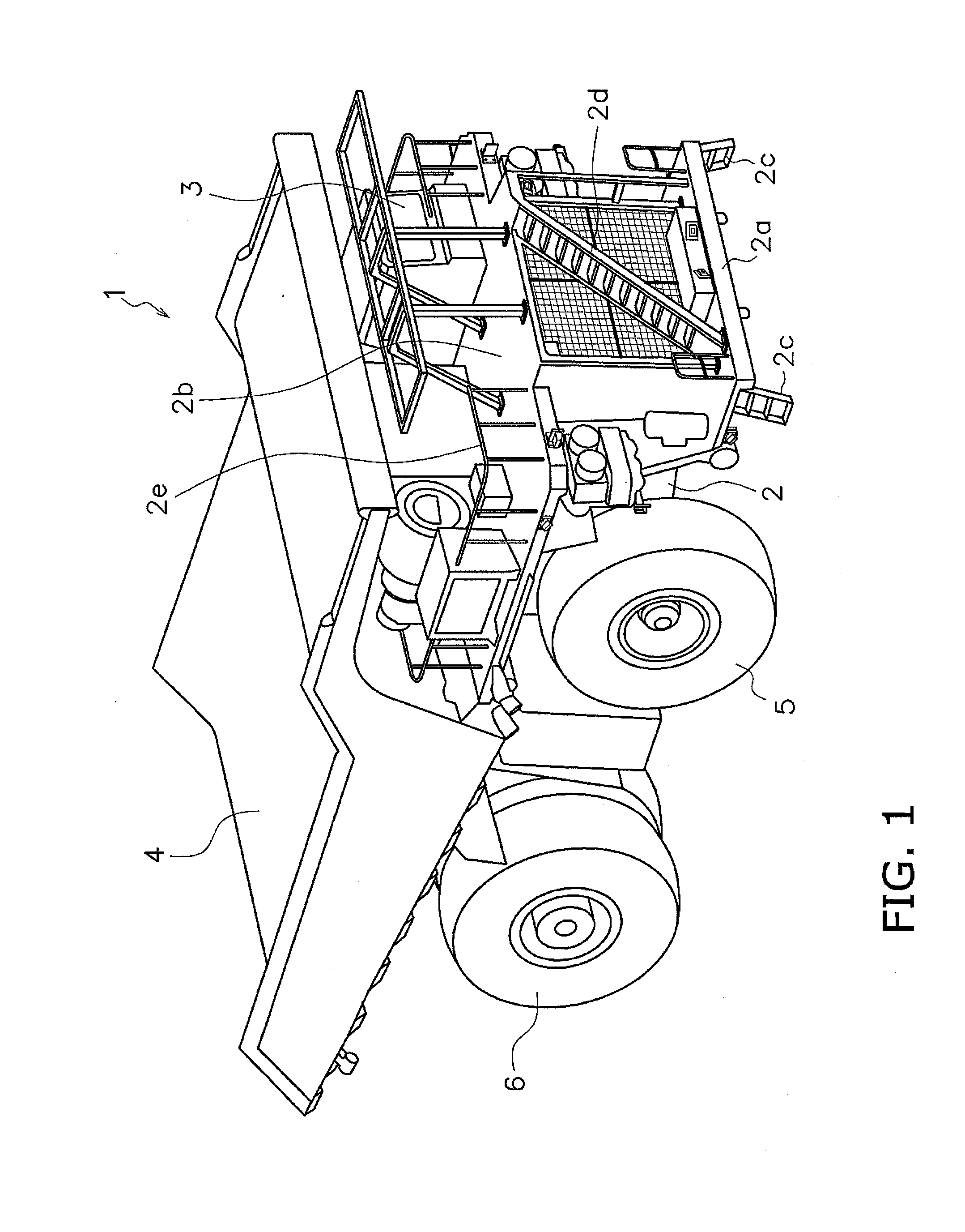 SURROUNDING AREA MONITORING DEVICE FOR WORK VEHICLE (as amended)