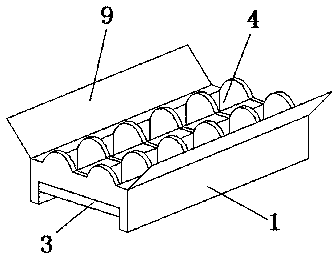 Seedling cultivation device for roxburgh rose planting