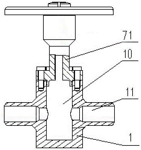 An integral valve seat nested flat gate valve