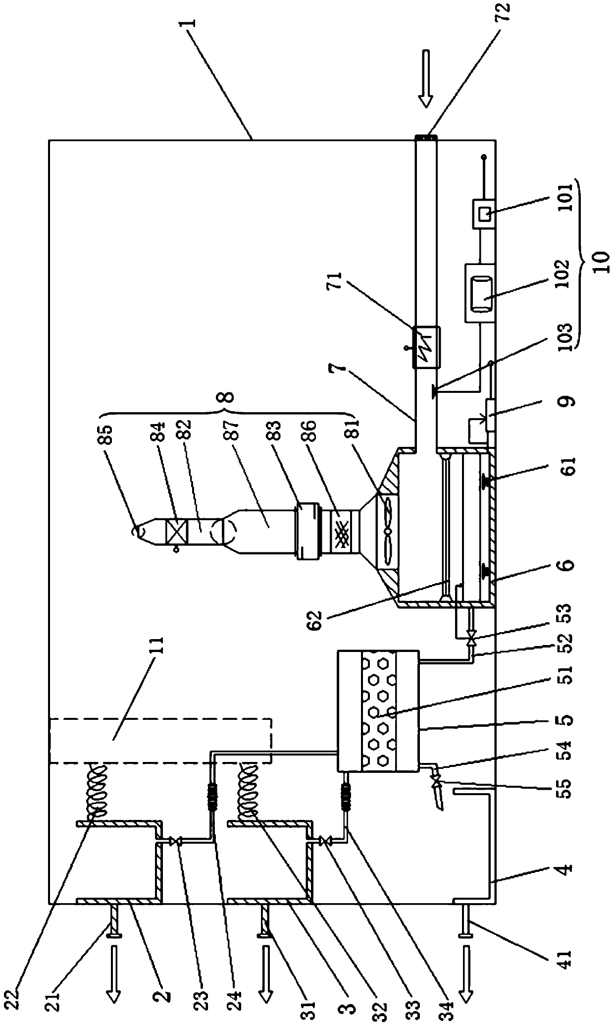 A bedside humidification method and device thereof