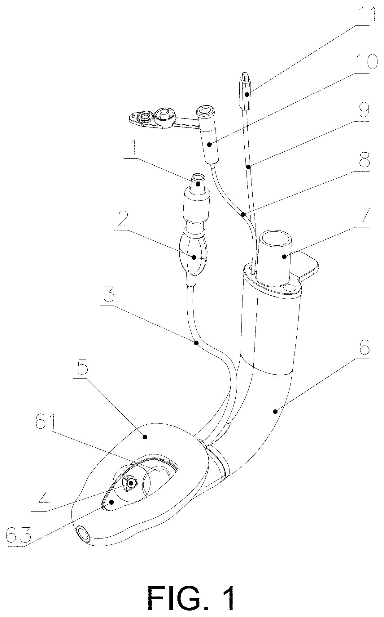 Improved visual laryngeal mask