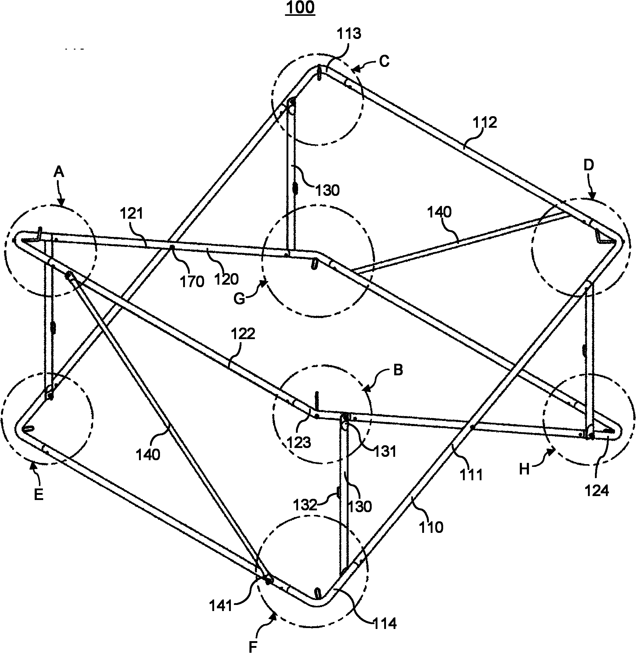 Material recovering system and support bracket thereof