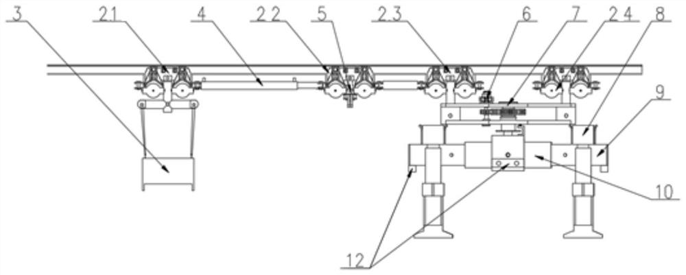 A kind of mining intelligent support handling device and handling method thereof