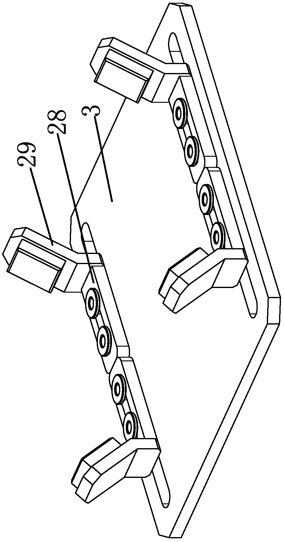 Clamping mechanism of welding machine