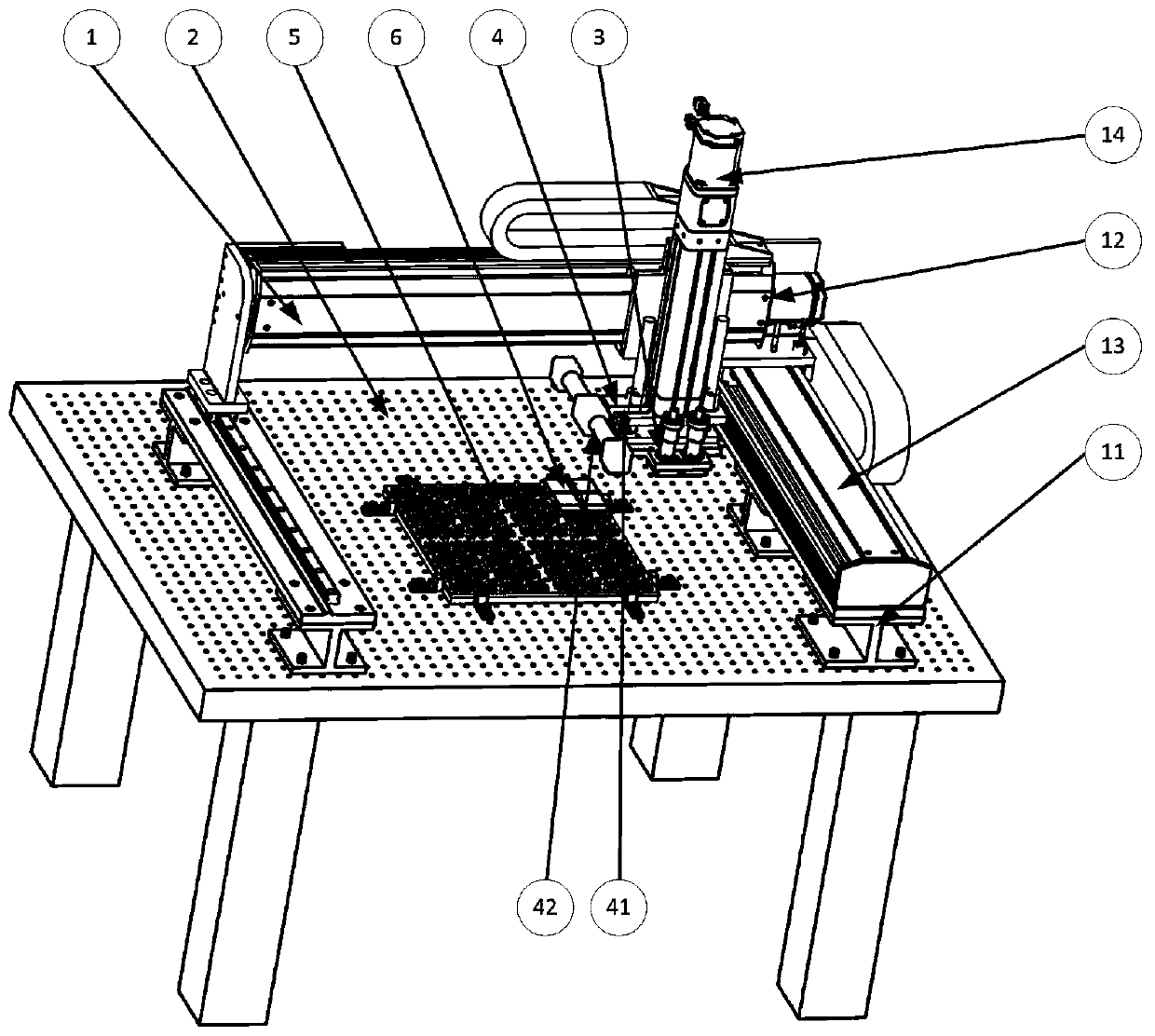 A high-density component multi-stage blind insertion intelligent assembly device and blind insertion method