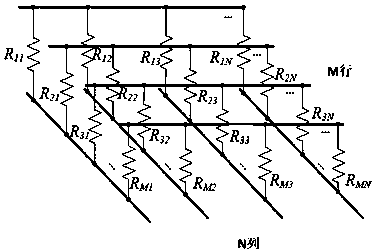 Fast readout circuit of resistive sensor array based on two-wire system isopotential method