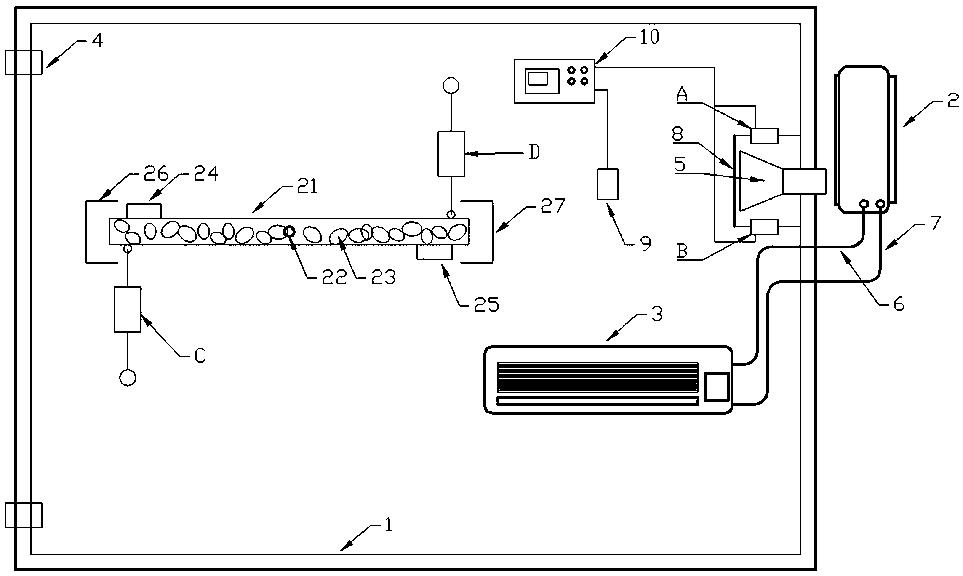 Heat pump heat recovery walnut turning and drying device