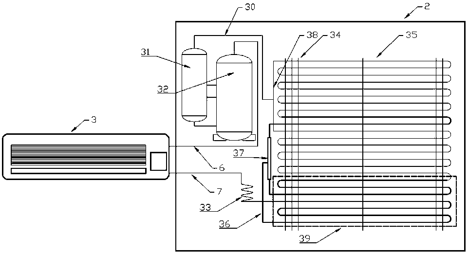 Heat pump heat recovery walnut turning and drying device