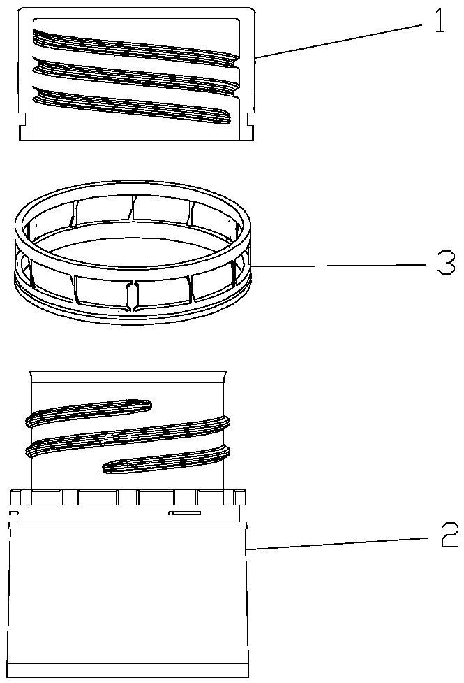 Anti-counterfeiting structure of bottle cap